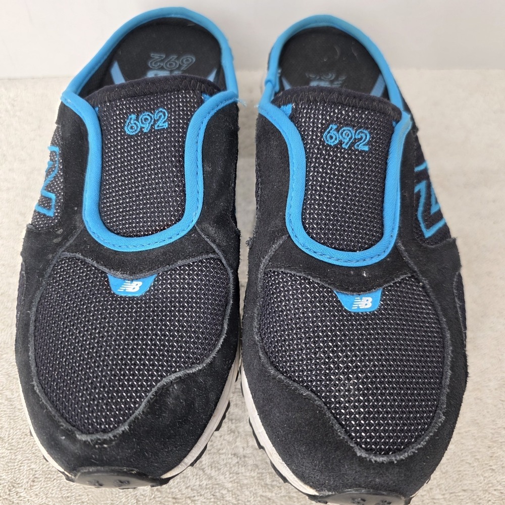 New Balance 925 Women's SIZE 8 B Sport Black Blue Slip-on Comfort Mule Shoes - Picture 4 of 16